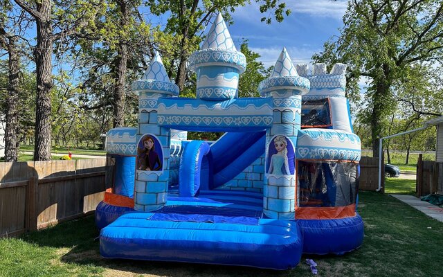 Frozen Ice Bouncy Castle