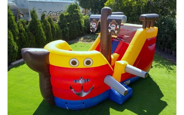 Pirate Ship Inflatable Bouncer