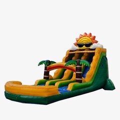 18ft Dual Lane Sun Inflatable Water Slide