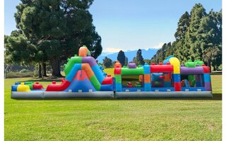 42' Mega Blocks Obstacle Course Bouncer