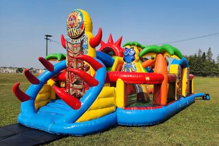 Tiki Island Mega Playground Bouncer