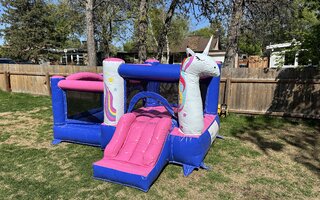 Unicorn Tiny Bouncy Castle