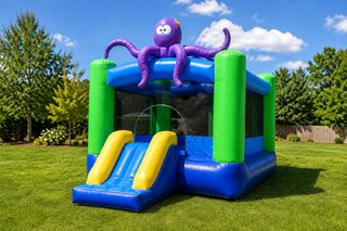 Octopus Bounce House with Slide