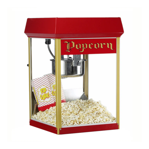 Red Tabletop 8-oz. Popcorn Machine