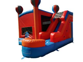 "Hot Air Balloon" 'Dry or Wet' Combo Bounce Slide