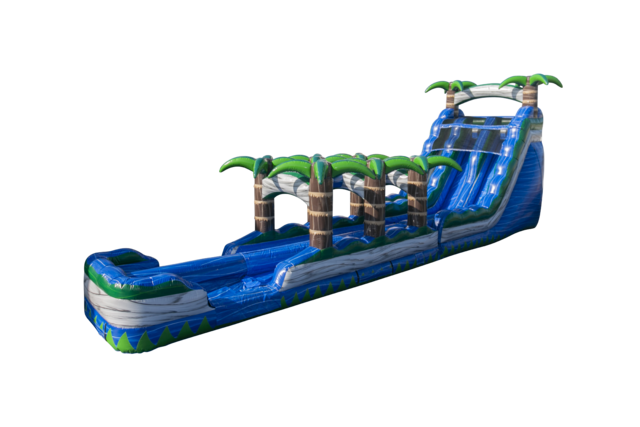 54ft Tsunami Dual Lane with Slip N Slide & Pool