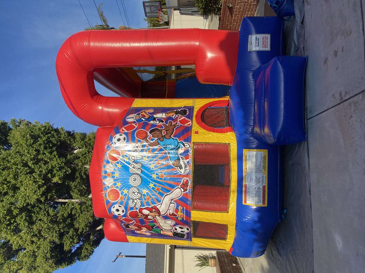 Backyard Sports themed combo Jumper Rentals Long Beach, CA