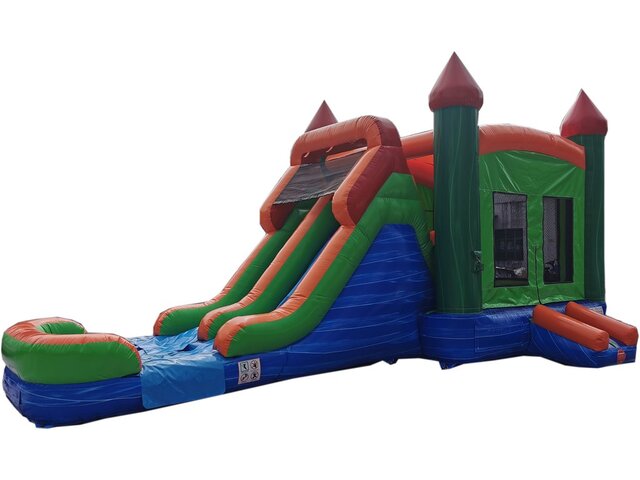 large Marble Color Water Slide combo