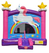 XL Unicorn Bounce House,  Rent for the whole weekend at our one day price!