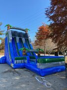 22 Ft Double Lane Blue Screamer, rent this Slide for the weekend at our one day price, we will deliver on Friday and pick up on Monday, BEST DEAL IN TOWN!