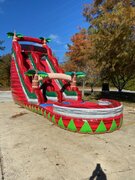 21 Ft Red Crush Water Slide, rent this Slide for the weekend at our one day price, we will deliver on Friday and pick up on Monday, BEST DEAL IN TOWN!