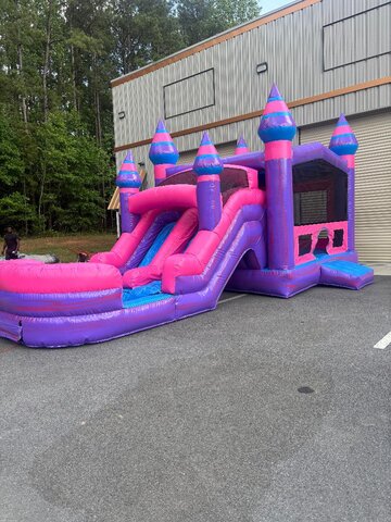 Large Pink castle combow/ water