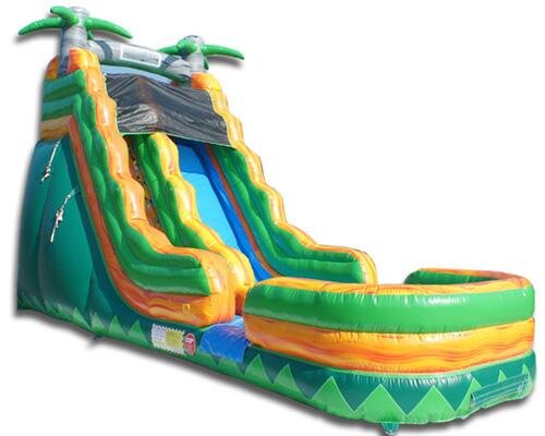 20 Ft 2 lane Palm Tree Slide 