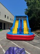 19’ 2 lane Blue & Yellow Slide