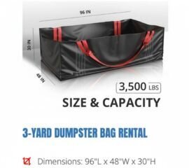 3-yard dumpster bag rental