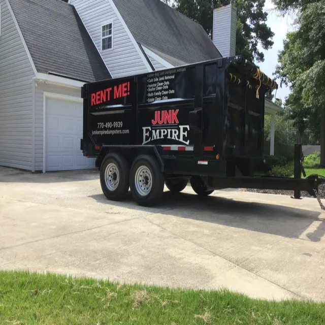 residential dumpsters services at junk empire