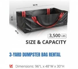 3-yard dumpster bag rental