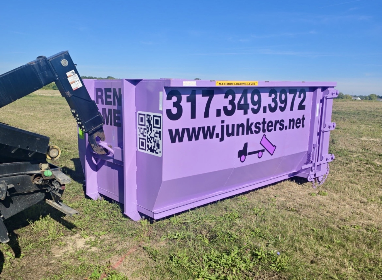 construction dumpsters at junksters mini dumpsters