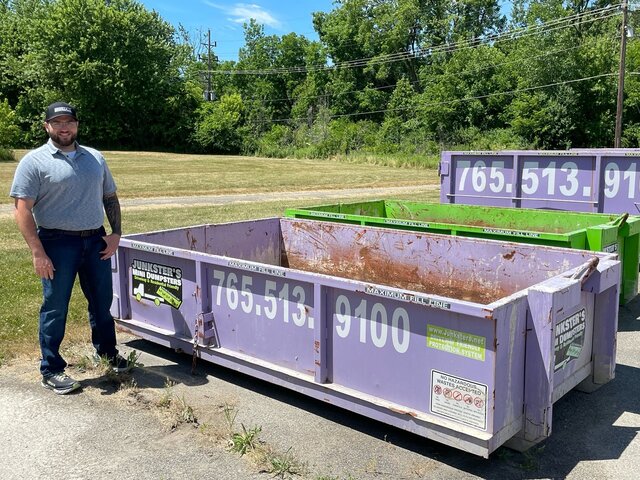 4 Yard Heavy Materials/Concrete Washout Dumpster