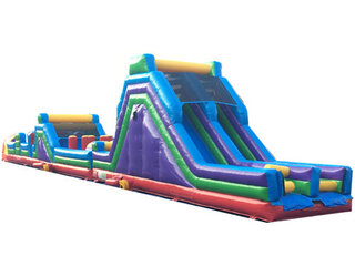 85' Rainbow 2-Piece Obstacle Course