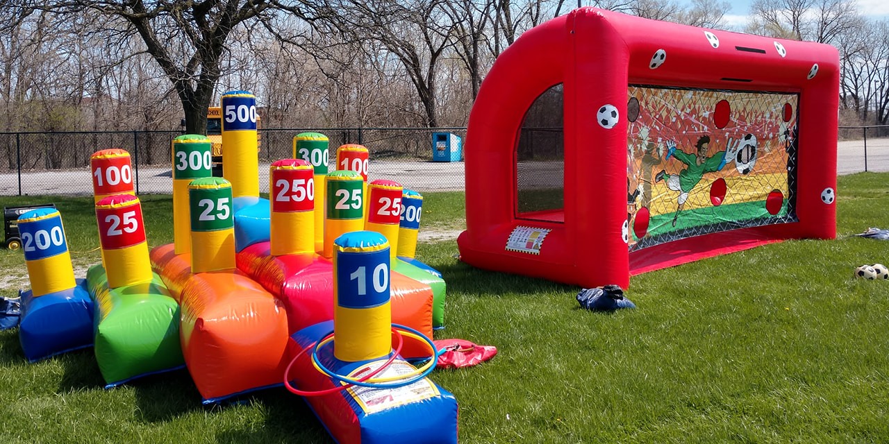 Inflatable interactive games