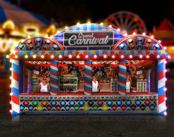 Grand Carnival Booth w/ Games
