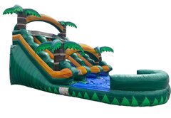 15Ft. Dual Palm Water Slide