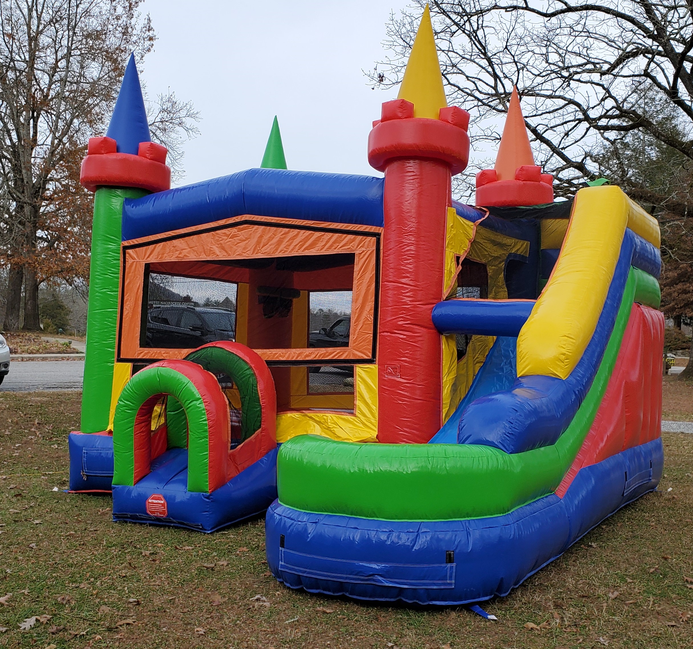 bounce house slip n slide