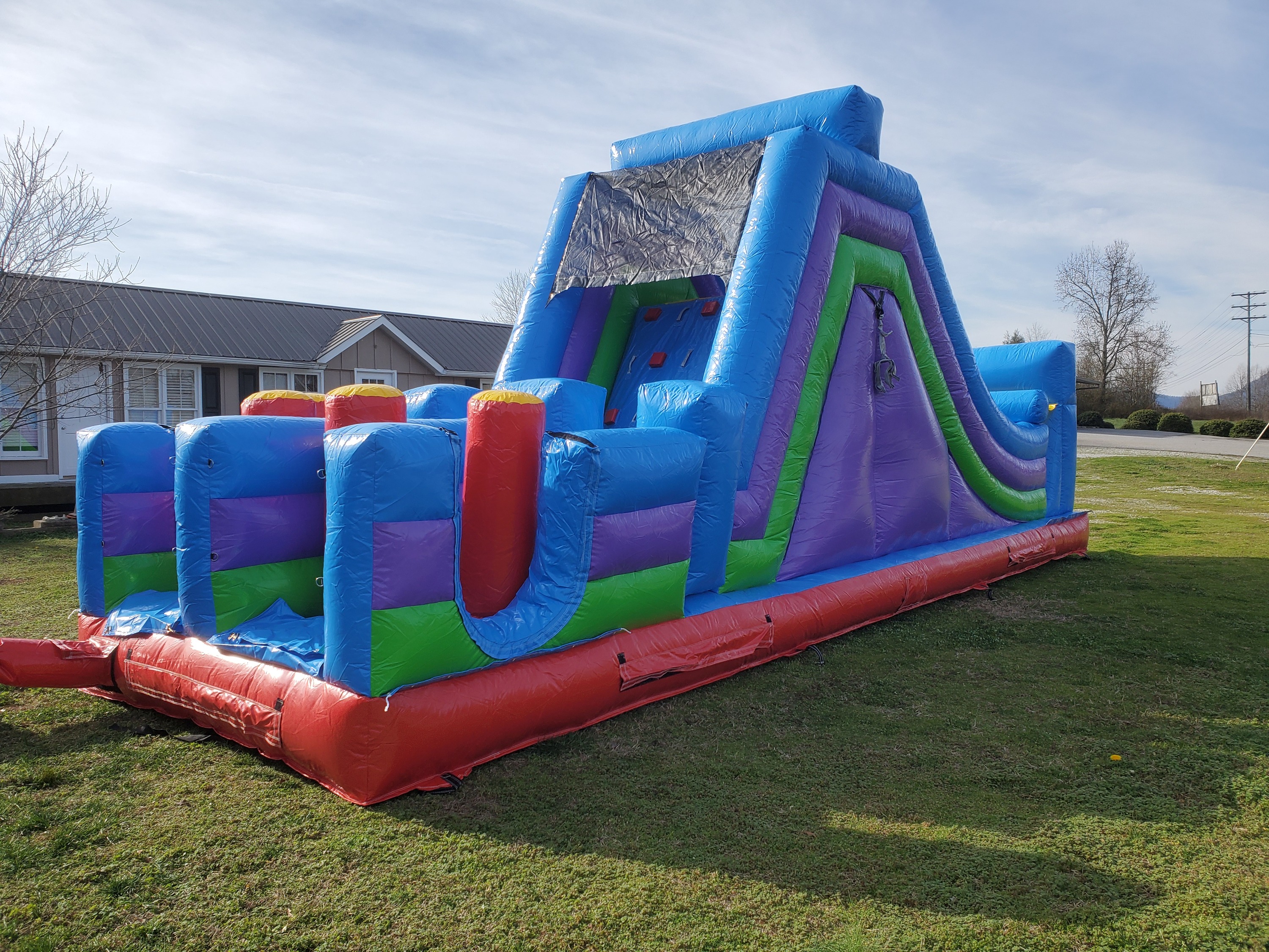 Adrenaline Dual Slide | Just-A-Jumpin Rentals and Events | bounce house ...