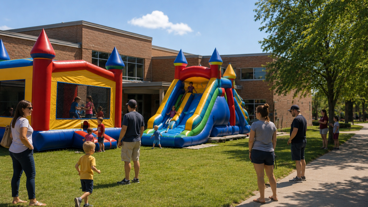 Back to school bounce house rentals for PTO events