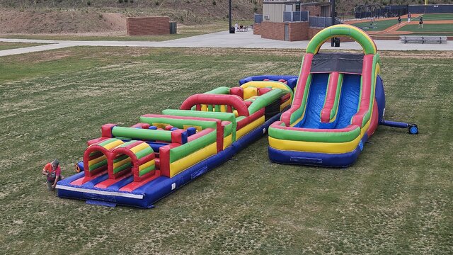 104ft Fun Run Obstacle Course wet/dry
