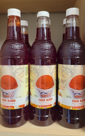 Tigers Blood Sno-cone syrup