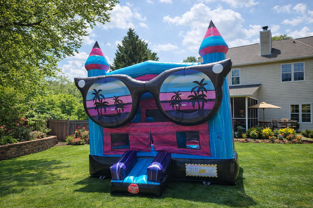 Beach Vibes Bounce House 