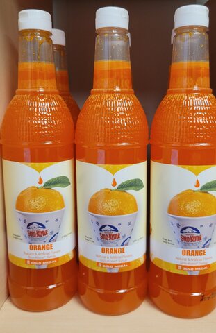 Orange Sno-cone syrup