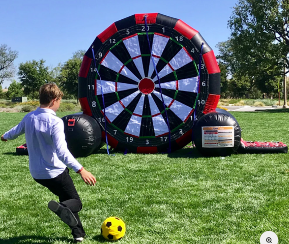 Soccer Darts inflatable game rental in Cleveland, Georgia