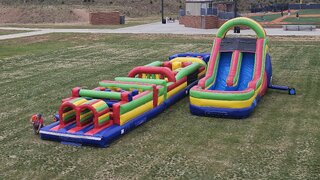 104ft Fun Run Obstacle Course wet/dry