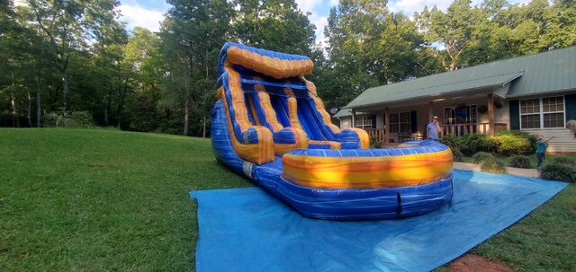 16ft Dual Tsunami Waterslide