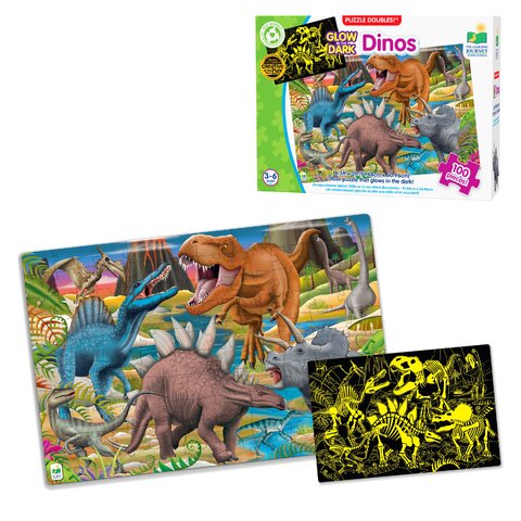 Puzzle Doubles! Glow in the Dark Dinos