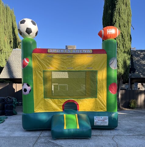 Green Sports Arena Bounce House