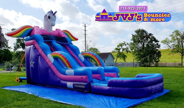 Unicorn Water Slide 19ft High