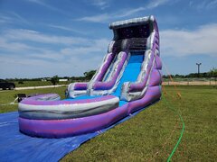 Purple 20 ft Water Slide