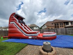 Red Water Slide