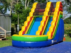 Multicolor 16 ft Water Slide