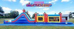 Mega Obstacle Course Dry 70 Ft Long