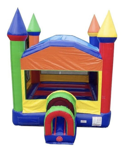 Rainbow Castle Bounce House