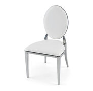 Adult Silver padded Chairs 