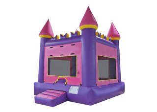 Pink Castle Bounce House