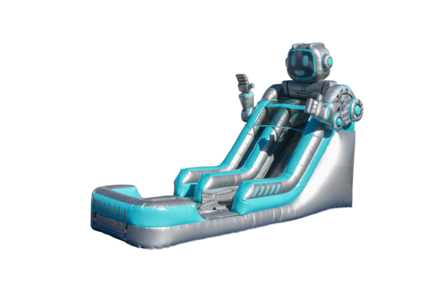 Bot Slide Inflated Pool