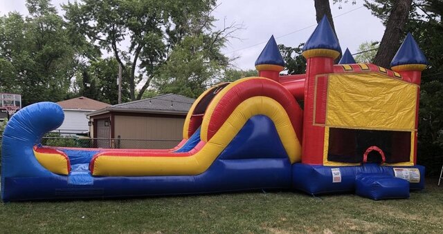 Castle Water Slide Combo