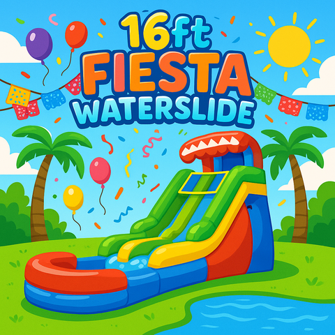 16ft Fiesta Water Slide Rental – Hudson, FL
